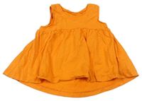 Oranžové bavlněné šaty zn. Next