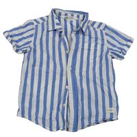 Modro-bílá pruhovaná košile H&M