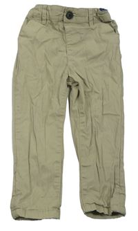 Béžové plátěné kalhoty Denim Co.