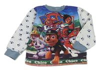 Modro-bílá mikina s Paw Patrol 