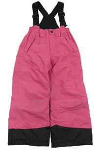 Růžovo-černé funkční šusťákové laclové teplovačky Crane