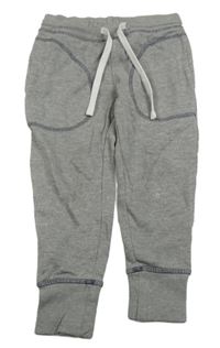 Šedo-stříbrné tepláky Kids