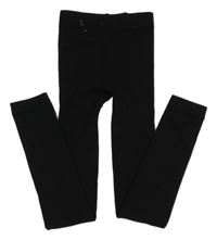 Černé silonové punčochové legíny Infinity