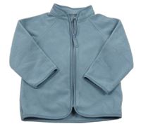 Modrá fleecová propínací mikina H&M
