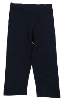Tmavomodré capri legíny H&M