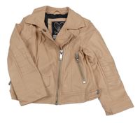 Světlerůžový koženkový křivák C&A