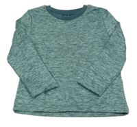 Tmavozelené melírované sportovní triko Lupilu