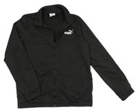 Černá propínací sportovní mikina s logem Puma