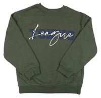 Khaki mikina s nápisem Primark