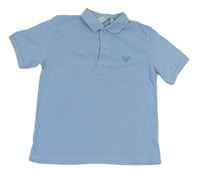 Světlemodré polo tričko s tenisovými raketami H&M