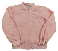 Světlerůžový šusťákový podzimní bomber ZEEMAN
