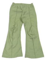 Olivové flare kalhoty LC WaIKIKI