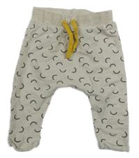 Světlebéžové melírované vzorované turecké tepláky Disney