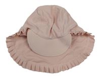 Světlerůžová UV kšiltovka s volánkem H&M