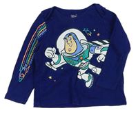 Tmavomodré triko s Buzzem rakeťákem Disney