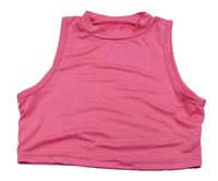 Tmavorůžový crop top Shein