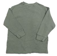 Khaki žebrované triko F&F