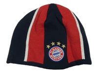Tmavomodro-červeno-bílá fotbalová čepice - FC Bayern Mnichov