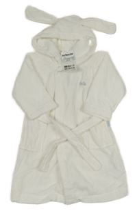 Nové - Smetanový froté župan s kapucí s oušky Jojo Maman Bébé