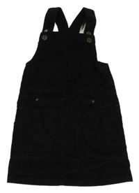 Černé manšestrové laclové šaty George