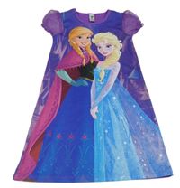 Fialovo-modré šaty s Frozen C&A