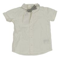 Nové - 2set - Bílá košile + šedý motýlek H&M