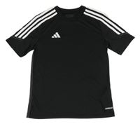 Černé sportovní funkční tričko s logem Adidas