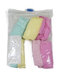 Nové - 8x kalhotky - 3x růžové + 2x žluté + 2x mátové + bílé Primark