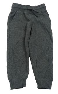 Tmavošedé tepláky Primark