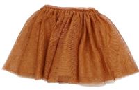 Hnědá tylová třpytivá sukně H&M
