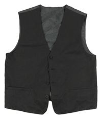 Tmavošedá společenská vesta C&A