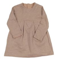 Světlerůžové třpytivé šaty Mayoral