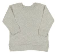 Šedá melírovaná mikina 