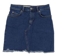 Tmavomodrá riflová sukně Denim Co.