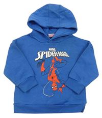Modrá mikina s kapucí a Spidermanem Primark