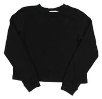 Černá crop mikina H&M