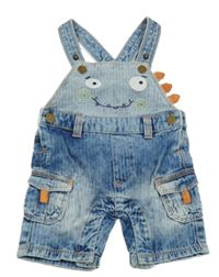 Světlemodré laclové kraťasy s příšerkou Matalan