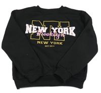 Černá mikina s nápisem 