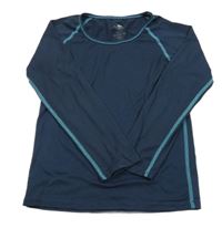 Tmavomodré funkční triko Crane