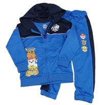 2set - Modrá propínací mikina + modré tepláky - Tlapková patrola George