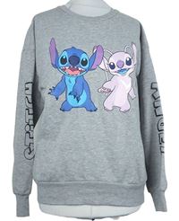 Dámská šedá mikina se Stitchem Disney 