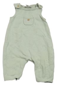 Světlezelený pletený kalhotový overal Obaibi