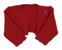 Červené pletené bolerko