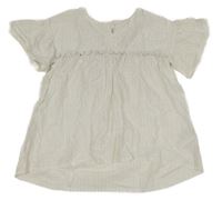 Bílá pruhovaná halenka H&M