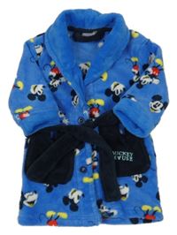 Modrý župan s Mickeym a kapucí Disney