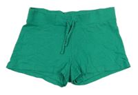 Zelené bavlněné kraťasy H&M