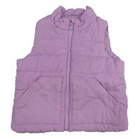 Lila šusťáková zateplená vesta Primark