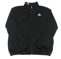 Černá propínací sportovní mikina Adidas