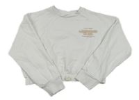 Bílá mikina s nápisem WE