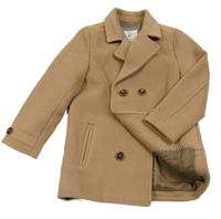 Béžový flaušový podšitý kabát River Island